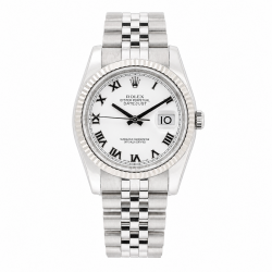 Rolex Datejust 36MM 116234 White Dial Watch
